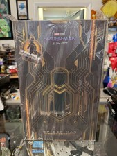 Hot Toys Spider-Man No Way Home Black & Gold Suit 1/6 figure MMS604 NIB picture
