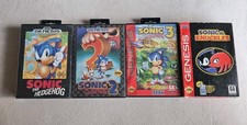 SONIC 1 2 3 & KNUCKLES RETAIL SET LOT COMPLETE IN BOX picture