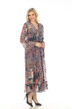 Johnny Was Ontar Beesley Button Front Maxi Slip Dress Boho Chic C39623B8 picture