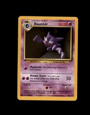 Haunter 29/102 Uncommon Base Set Unlimited Pokemon Moderately Played picture