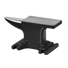 Uimoso Single Horn Anvil Cast Steel Anvil 8.8lb Blacksmith for Forging Metalwork picture