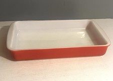 VTG Pyrex 2qt #232 Flamingo Pink Baking Pan-Rectangular cake/Lasagna Dish ,clean picture