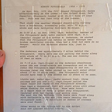 Authentic 1958 1975 antique letter included with MARY C. DEMROSKE'S 'Last Light' picture