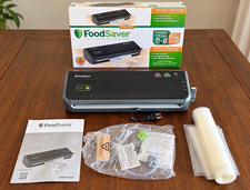 FoodSaver FM2000 Vacuum Sealer Manual Seal-Only w/ Bags Roll Adapter Hose picture