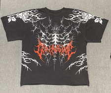Civil Regime Shirt Mens Large RIBS DUNGEON Gray Graphic Tee Vintage Ashes Logo picture