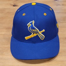 Vintage St. Louis Cardinals Hat New Era Size 7 3/8 Rare Blue Colorway Wool USA picture