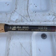 Vintage All Star IM6 Telescopic Graphite Flippin' Rod Heavy (FRH) Cork Needs TLC picture
