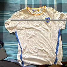 BOCA Boca Juniors CABJ Soccer Shirt L White/Blue/Yellow 