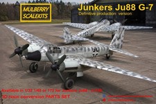 1/32, 1/48 & 1/72 JUNKERS JU 88 G-7 MULBERRY SCALE KITS CONVERSION SET picture