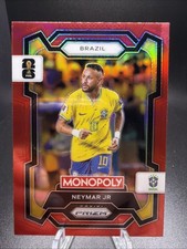 2026 Prizm World Cup Monopoly Neymar Jr Red Prizm Brazil NM #15 Panini Soccer picture
