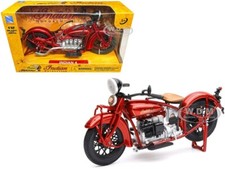 1930 INDIAN 4 RED 1/12 DIECAST MOTORCYCLE MODEL BY NEW RAY 58223 picture
