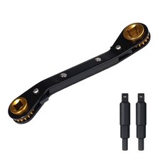 HVAC Service Wrench Set Curved Ratchet 1/4 3/8 3/16 5/16 Inch AC Repair Tool picture