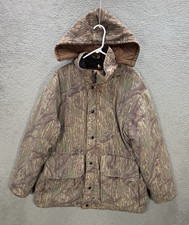 Vintage Pella Jacket Adult XL Camouflage Mossy Oak Treestand Camo Hunting 90s picture