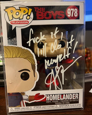 Antony Starr Autographed Funko Pop Vinyl: Homelander #978 JSA Certified picture