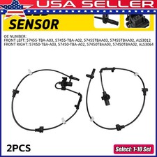 1-10x Front ABS Wheel Speed Sensor Replace ALS3012 For 19-21 Honda Civic Insight picture