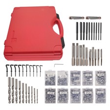338Pc Engine Automotive Thread Restoration Kit SAE Metric Strip Tool Set picture