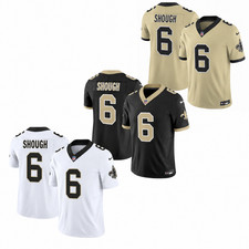 Saints #6 Tyler ,Shough 2026 60th Anniversary Patch Fan Jersey Stitched Style# picture