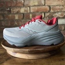 Saucony Hurricane 24 Max Cushion Stability Men's 7 Gray Red Running Shoes picture
