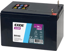 Battery EXIDE 14Ah/80A AGM; AUXILIARY (Left+) 150x100x100 picture