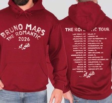 Bruno_Mars The-Romantic-2026-Tour Red Hoodie picture