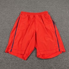 Lululemon Shorts Mens Medium Red Lined Running Athletic Drawstring 9 Inseam picture