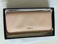 Furla large Genuine Leather Babylon Continental Wallet Purse Color: Magnolia 030 picture