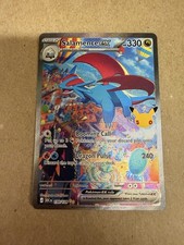 Salamence ex 156/128 SIR ME 30th Celebration Pokemon Special Illustration Rare picture