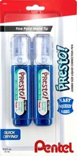 Presto Jumbo Correction Pen Fine Point, Metal Tip, 2-Packs ZL31WBP2 picture
