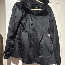 ATHLETA New Westerly Jacket Travel  Rain Coat Windbreaker Women Black, Small picture
