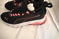 PUMA Amplifier Speckle Women's Running Shoes Black Sunset Glow US 6.5 NEW picture