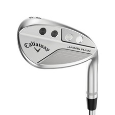 LEFT HANDED CALLAWAY JAWS RAW CHROME SAND WEDGE 56°-10° (BOUNCE) S GRIND STEEL W picture