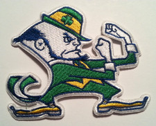 Notre Dame Fighting Irish ND~Embroidered PATCH~3 1/2