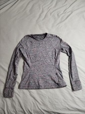 Lululemon Runderful Long Sleeve Top Shirt Womens Size 6 Abstract Colorful NEW picture