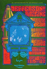 Vintage Jefferson Airplane Grateful Dead 1967 Hollywood Bowl Poster 60s Art picture