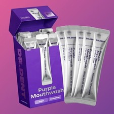 Purple Mouthwash 20 Pack - Peroxide-Free, Alcohol-Free, Vegan Mint picture