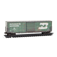 Micro Trains N 180144480 Burlington Northern Weathered 50' Box Car Grit N' Grime picture