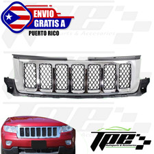For 2011 2013 Jeep Grand Cherokee Grille Chrome And Black Mesh Grill picture
