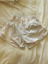 lululemon hotty hot White Athletic Running Shorts picture