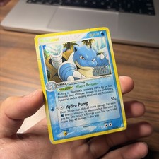 Blastoise 14/100 EX Crystal Guardians Reverse Holo Stamped 2006 Pokemon DMG picture