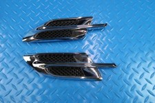 Bentley Bentayga chrome left right fender air vent grill 2pcs #12296 picture