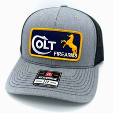 Colt Firearms Vintage Patch Hat - Richardson 112 Trucker Cap picture