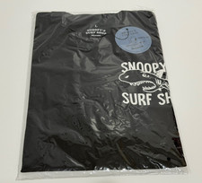 Peanuts Okinawa Snoopy's Surf Shop Black T Shirts Top Unisex Size L NEW NIP picture