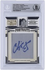 Chipper Jones Braves Autographed 2005 Donruss Prime Patches #P-66 #/258 BAS Card picture