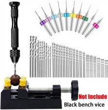 59 Pcs Precision Pin Vise Tools Mini Micro Hand Twist Drill Bits Set Rotary Kit picture