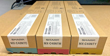 Genuine Sharp MX-C40NTC Cyan MX-C40NTM Magenta MX-C40NTY Yellow MXC40NT Toners picture