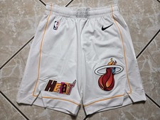 New Nike Miami Heat Authentic 2022/23 Dri Fit ADV Game Shorts Size 36 Large picture