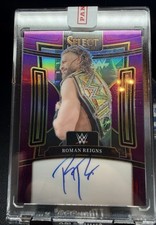 WWE Roman Reigns 2024 SG-RRN Panini Select Autograph Purple /35 Panini sealed  picture