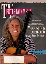 VINTAGE Aug 1989 TV Entertainment Magazine Woodstock Arlo Guthrie picture