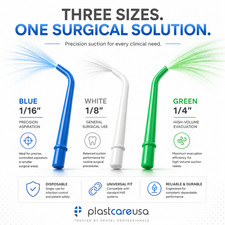 Surgical Aspirator Tips Dental Aspirating Suction Tips (Choose Size & Qty) picture