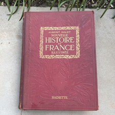 1922 Nouvelle Histoire De France by Albert Malet, French History War Middle Ages picture